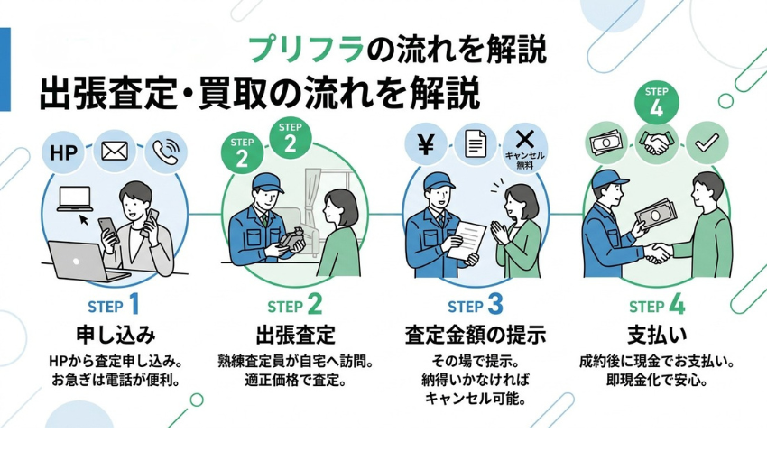 プリフラを利用する流れ