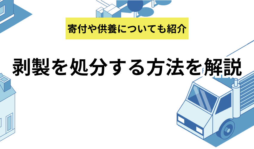 剥製を処分する方法を解説！寄付や買取、供養についても紹介